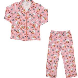 Women's Long Pajama Set in Santa Baby by Larkspur